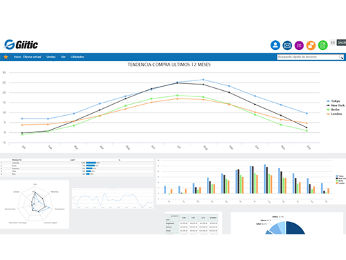 Business intelligence Software - Dashboard