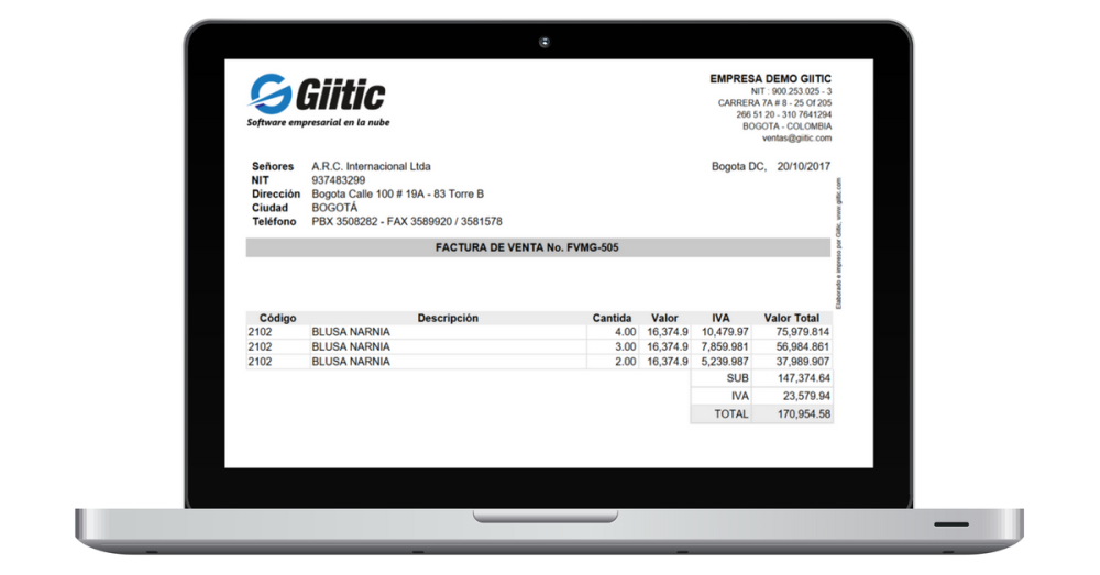 Sales Software - Electronic Billing